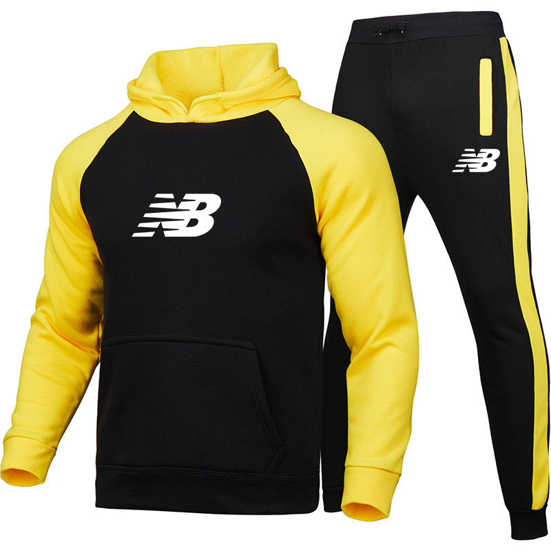 NB™ | Completo Felpa con Cappuccio e Pantaloni di Alta Qualità