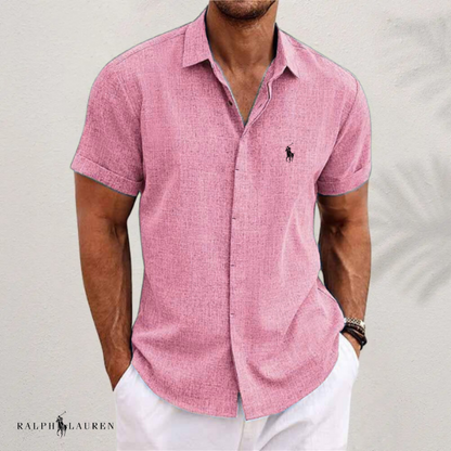 Ꮢalph Ⅼauren™ - camicia classica in lino