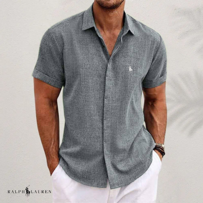 Ꮢalph Ⅼauren™ - camicia classica in lino