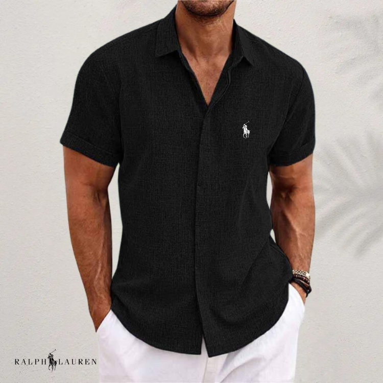 Ꮢalph Ⅼauren™ - camicia classica in lino